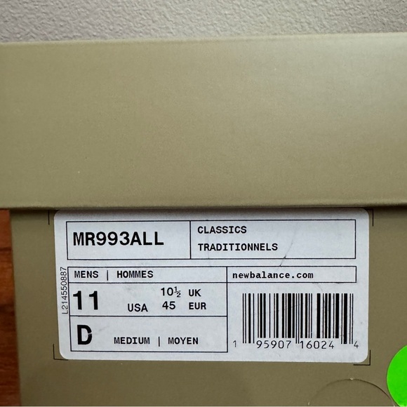 New Balance 993 Aime Leon Dore Taupe Size 11 - Picture 8 of 8